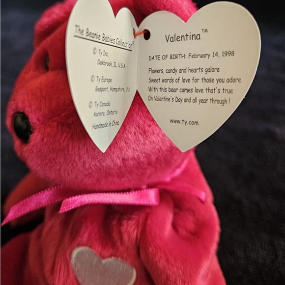 TY Pair of Valentino and Valentina Beanie Babies - Picture 9 of 9